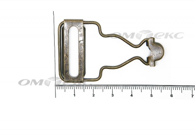 Застежки для комбинезонов металлическая 32 мм Никель (20ШТ)  - купить в Рязани. Цена: 3.18 руб.