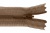 Молния потайная Т3 294, 50 см, капрон, цвет коричневый - купить в Рязани. Цена: 6.90 руб.