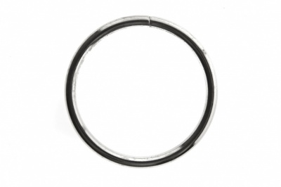 Кольцо металлическое №40 мм, цв.-никель - купить в Рязани. Цена: 4.45 руб.