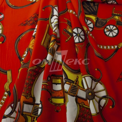 Плательная ткань "Фламенко" 16.1, 80 гр/м2, шир.150 см, принт этнический - купить в Рязани. Цена 241.49 руб.
