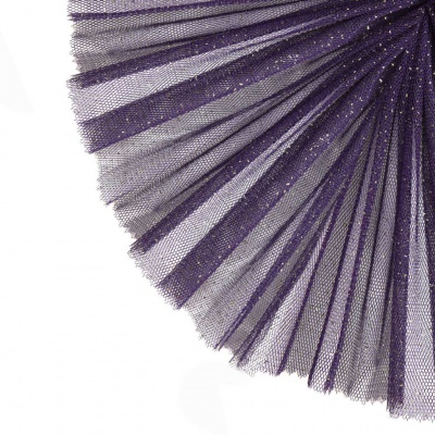 Сетка Глиттер, 24 г/м2, шир.145 см., пурпурный - купить в Рязани. Цена 117.24 руб.