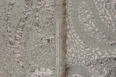 Ткань костюмная жаккард, 135 гр/м2, шир.150см, цвет белый№19 - купить в Рязани. Цена 441.94 руб.