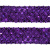Тесьма с пайетками 12, шир. 35 мм/уп. 25+/-1 м, цвет фиолет - купить в Рязани. Цена: 1 308.30 руб.