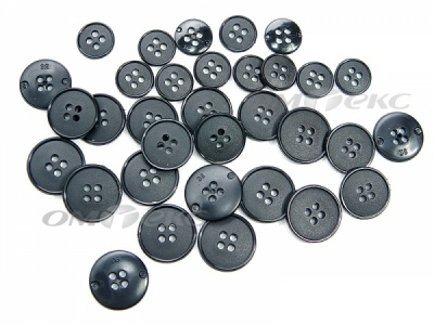 51926/15 мм (4 пр) черные пуговицы (брючные) - купить в Рязани. Цена: 1.50 руб.
