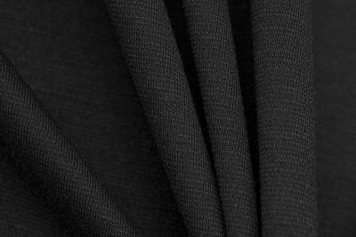 Трикотаж "Grange" BLACK 1# (2,38м/кг), 280 гр/м2, шир.150 см, цвет чёрно-серый - купить в Рязани. Цена 870.01 руб.