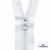 Спиральная молния Т5 501, 65 см, автомат, цвет белый - купить в Рязани. Цена: 14.83 руб.