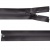 Молния водонепроницаемая PVC Т-7, 60 см, разъемная, цвет (301) т.серый - купить в Рязани. Цена: 49.39 руб.