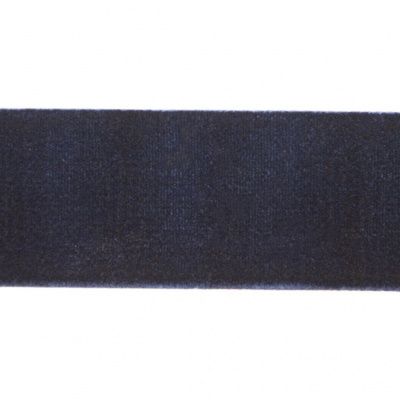 Лента бархатная нейлон, шир.25 мм, (упак. 45,7м), цв.180-т.синий - купить в Рязани. Цена: 800.84 руб.