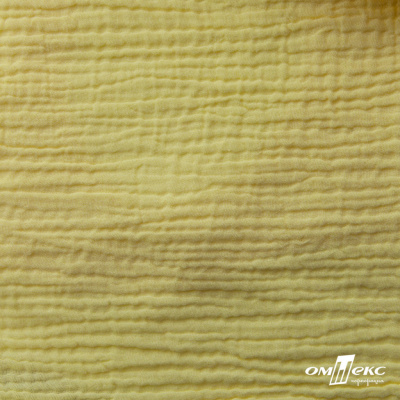 Ткань Муслин, 100% хлопок, 125 гр/м2, шир. 135 см (12-0824) цв.лимон нюд - купить в Рязани. Цена 337.25 руб.