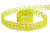 Тесьма кружевная 0621-1567, шир. 15 мм/уп. 20+/-1 м, цвет 017-жёлтый - купить в Рязани. Цена: 466.97 руб.