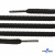 Шнурки #106-09, круглые 130 см, цв.чёрный - купить в Рязани. Цена: 21.92 руб.