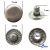 Кнопка металлическая "Альфа" с пружиной, 15 мм (уп. 720+/-20 шт), цвет никель - купить в Рязани. Цена: 1 466.73 руб.