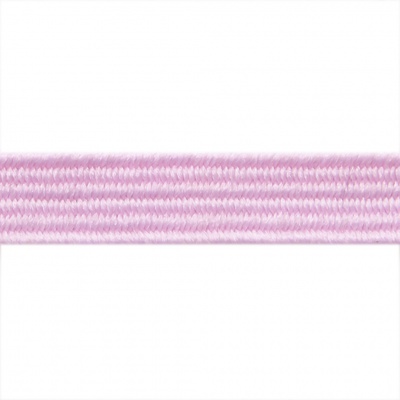Резиновые нити с текстильным покрытием, шир. 6 мм ( упак.30 м/уп), цв.- 80-розовый - купить в Рязани. Цена: 155.22 руб.
