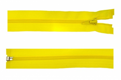 Спиральная молния Т5 131, 90 см, автомат, цвет жёлтый - купить в Рязани. Цена: 14.20 руб.