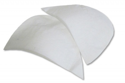 Плечевые накладки И-8 НЦ, составные, цвет белый - купить в Рязани. Цена: 47.27 руб.