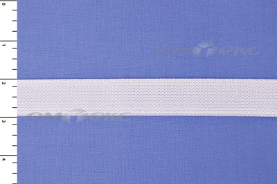 Резинка, 410 гр/м2, шир. 10 мм (в нам. 100 +/-1 м), белая бобина - купить в Рязани. Цена: 3.31 руб.