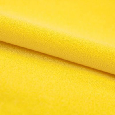 Креп стрейч Амузен 12-0752, 85 гр/м2, шир.150см, цвет жёлтый - купить в Рязани. Цена 194.07 руб.