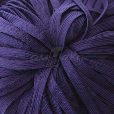 Шнур 15мм плоский (100+/-1м) №10 фиолетовый - купить в Рязани. Цена: 10.21 руб.