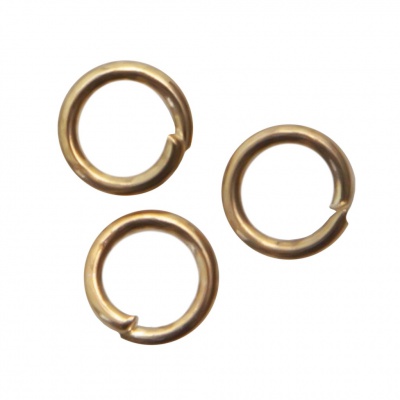 Кольцо  соединительное для бижутерии 4 мм, цв.-золото - купить в Рязани. Цена: 0.41 руб.