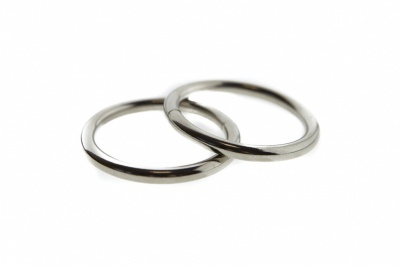 Кольцо металлическое d-32 мм, цв.-никель - купить в Рязани. Цена: 3.54 руб.