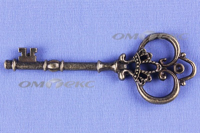 Декоративный элемент для творчества из металла "Ключ"8,5 см  - купить в Рязани. Цена: 26.66 руб.