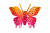 Бабочка декоративная пластиковая #10 - купить в Рязани. Цена: 7.09 руб.
