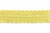 Тесьма кружевная 0621-1212А, шир. 45 мм/уп. 20+/-1 м, цвет 017-жёлтый - купить в Рязани. Цена: 1 033.32 руб.