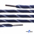 Шнурки #107-19, круглые 130 см, двухцветные цв.тём.синий/белый - купить в Рязани. Цена: 22.14 руб.