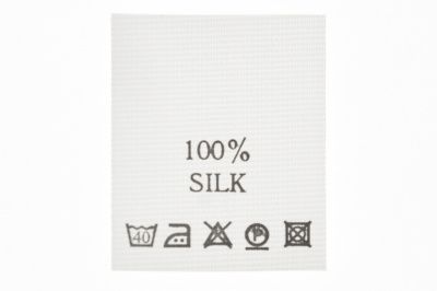 Состав и уход 100% Silk 200 шт - купить в Рязани. Цена: 232.29 руб.