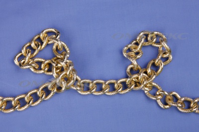 Цепь металл декоративная №92 золото (10+/-1 м)  - купить в Рязани. Цена: 1 445.08 руб.