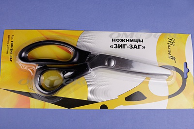 Ножницы ЗИГ-ЗАГ "MAXWELL" 230 мм - купить в Рязани. Цена: 1 041.25 руб.