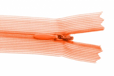 Молния потайная Т3 849, 50 см, капрон, цвет оранжевый - купить в Рязани. Цена: 8.87 руб.