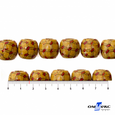 0189-Бусины деревянные "ОмТекс", 17 мм, упак.50+/-3шт - купить в Рязани. Цена: 83.66 руб.