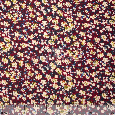 Плательная ткань "Софи" 5.1, 75 гр/м2, шир.150 см, принт растительный - купить в Рязани. Цена 243.96 руб.
