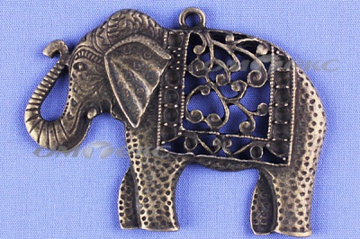 Декоративный элемент для творчества из металла "Слон"  - купить в Рязани. Цена: 26.66 руб.