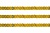Пайетки "ОмТекс" на нитях, SILVER SHINING, 6 мм F / упак.91+/-1м, цв. 48 - золото - купить в Рязани. Цена: 356.19 руб.