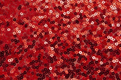 Сетка с пайетками №18, 188 гр/м2, шир.130см, цвет красный - купить в Рязани. Цена 371 руб.