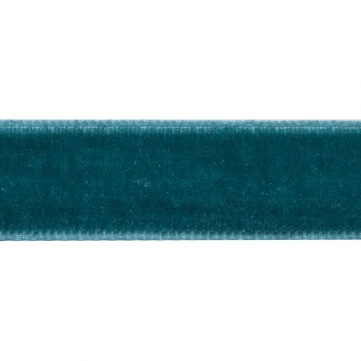 Лента бархатная нейлон, шир.12 мм, (упак. 45,7м), цв.65-изумруд - купить в Рязани. Цена: 396 руб.