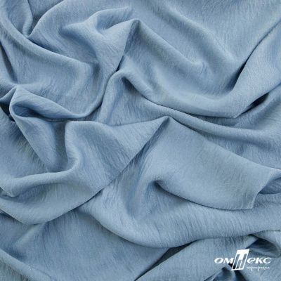 Ткань плательная Муар, 100% полиэстер,165 (+/-5) гр/м2, шир. 150 см, цв. Серо-голубой - купить в Рязани. Цена 215.65 руб.