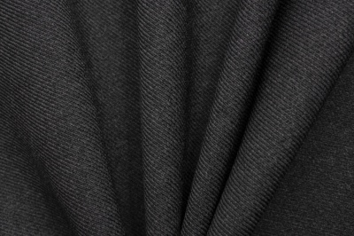Ткань костюмная 25505 2003, 265 гр/м2, шир.150см, цвет т.серый - купить в Рязани. Цена 418.73 руб.