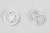 Кнопки пришивные пластиковые 11,5 мм, блистер 24шт, цв.-прозрачные - купить в Рязани. Цена: 59.44 руб.