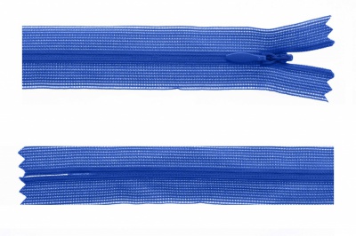 Молния потайная Т3 260, 60 см, капрон, цвет голубой - купить в Рязани. Цена: 10.24 руб.