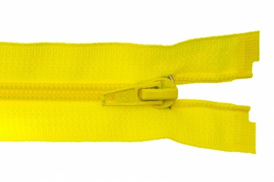 Спиральная молния Т5 131, 70 см, автомат, цвет жёлтый - купить в Рязани. Цена: 16.21 руб.
