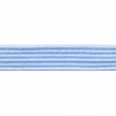 Резиновые нити с текстильным покрытием, шир. 6 мм ( упак.30 м/уп), цв.- 108-голубой - купить в Рязани. Цена: 155.22 руб.